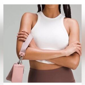 Lululemon Dual Pouch Wristlet Pink Pastel/Twilight Rose